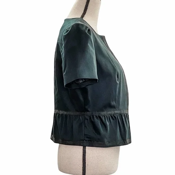 WORTHINGTON Black Embroidered Cardigan Sweater - Picture 4 of 11